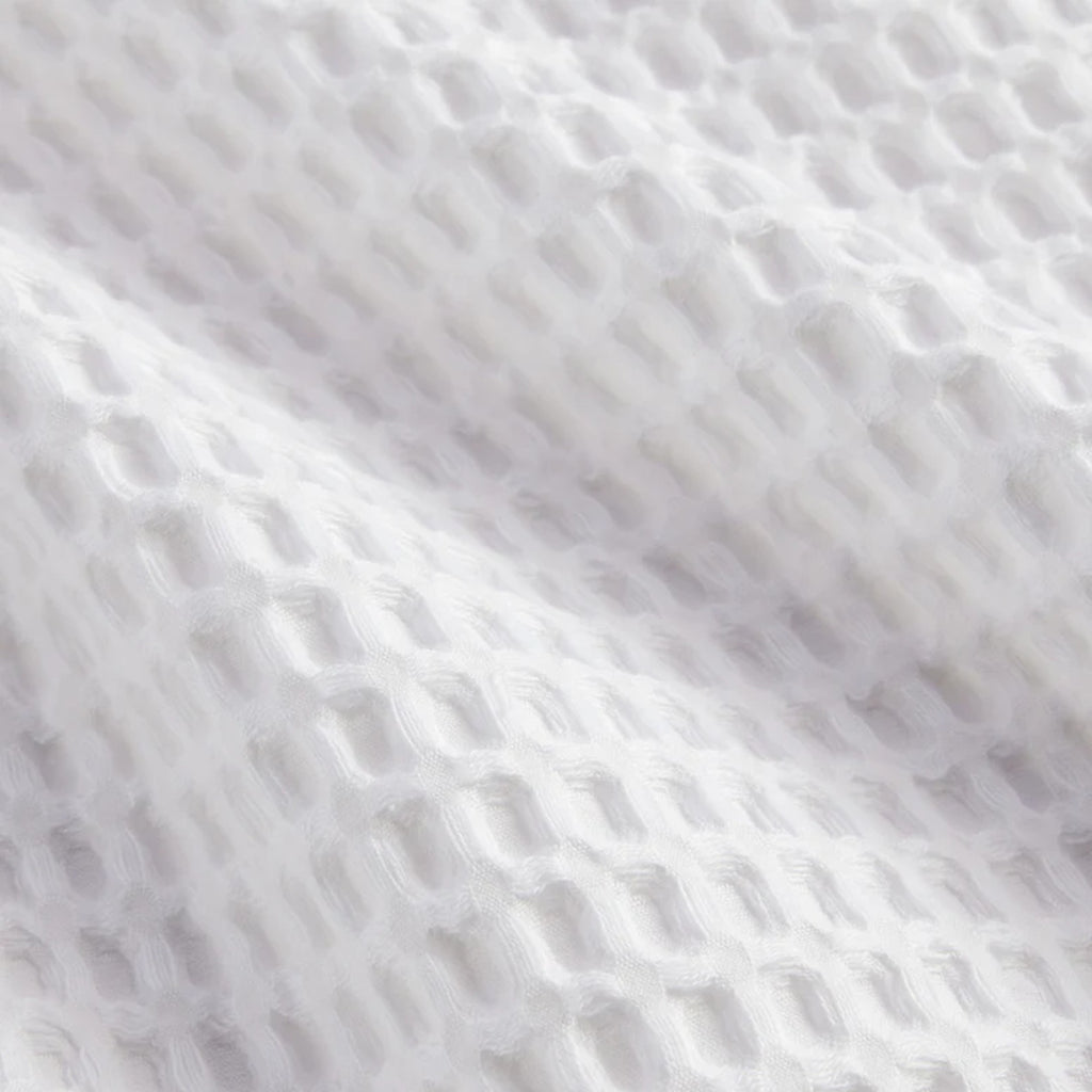 Christy "Waffle" Bathrobe in White