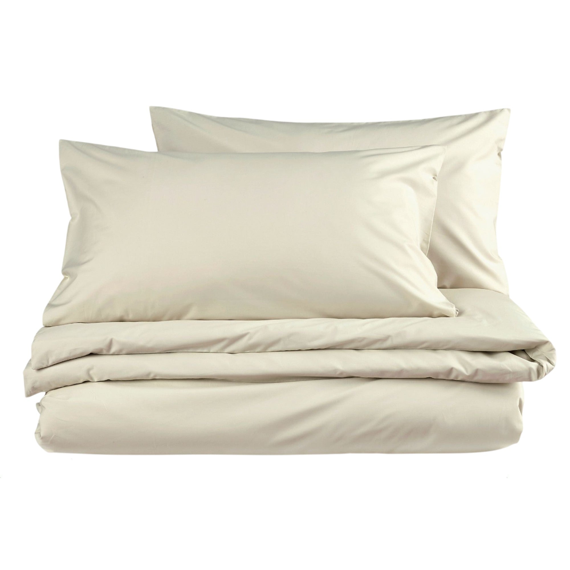 200TC Organic Plain Dyed Sheets & Duvet Covers in Hazelnut