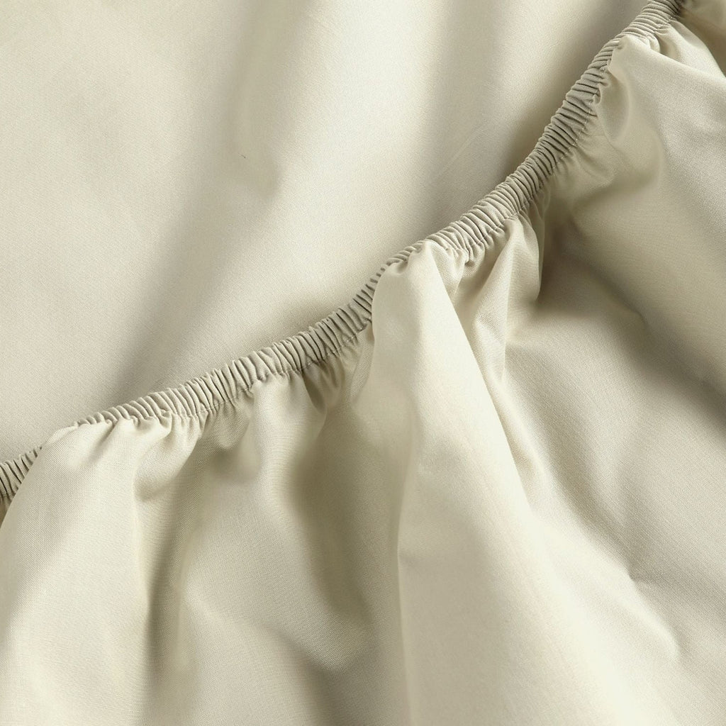 200TC Organic Plain Dyed Sheets & Duvet Covers in Hazelnut