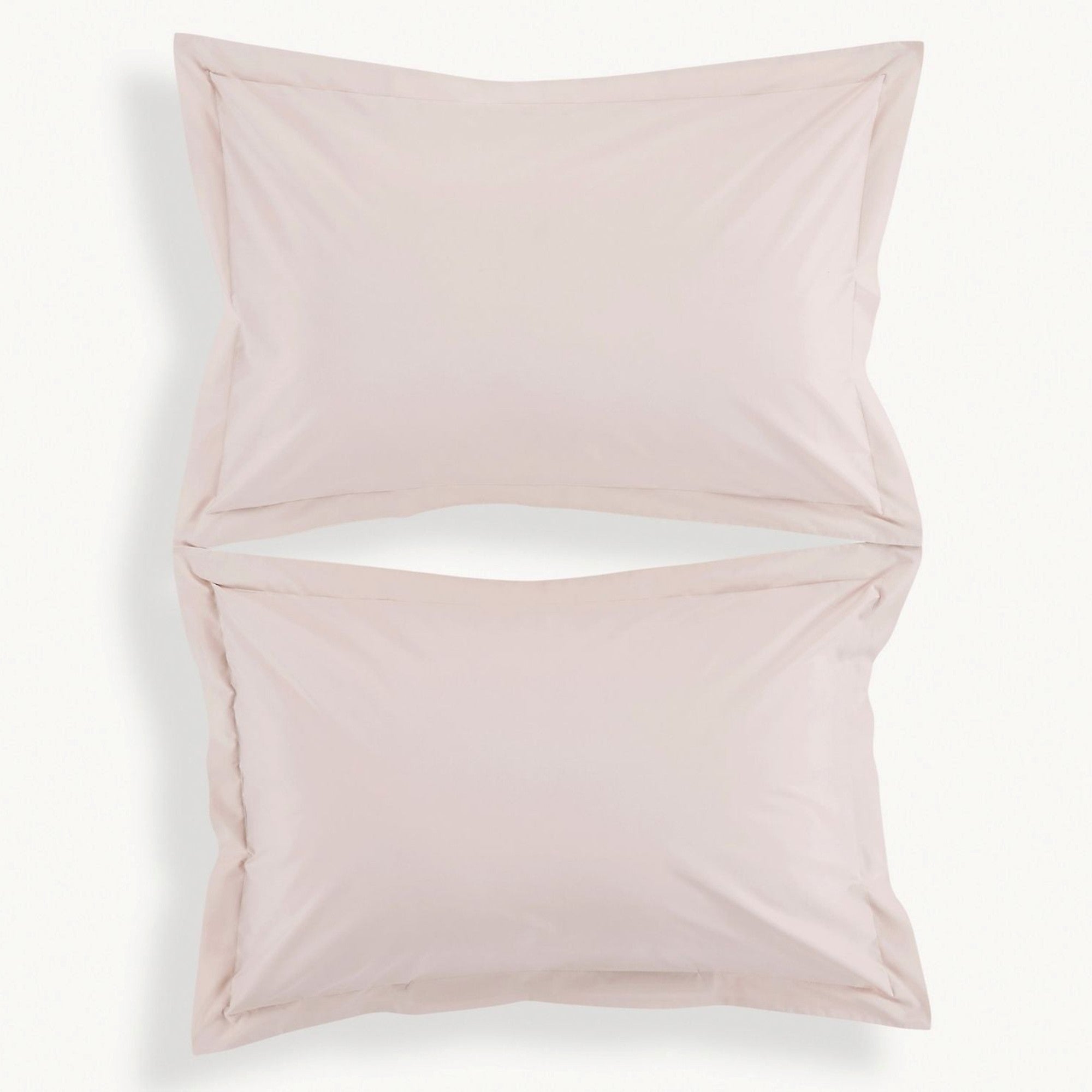 200TC Organic Plain Dyed Sheets & Duvet Covers in Powder Pink