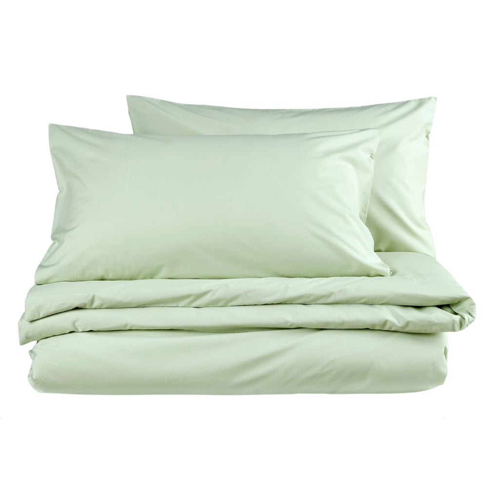 200 TC Organic Fitted Sheet in Sage