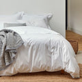 Christy "200TC Organic" Plain Dyed Sheets & Duvet Covers in White