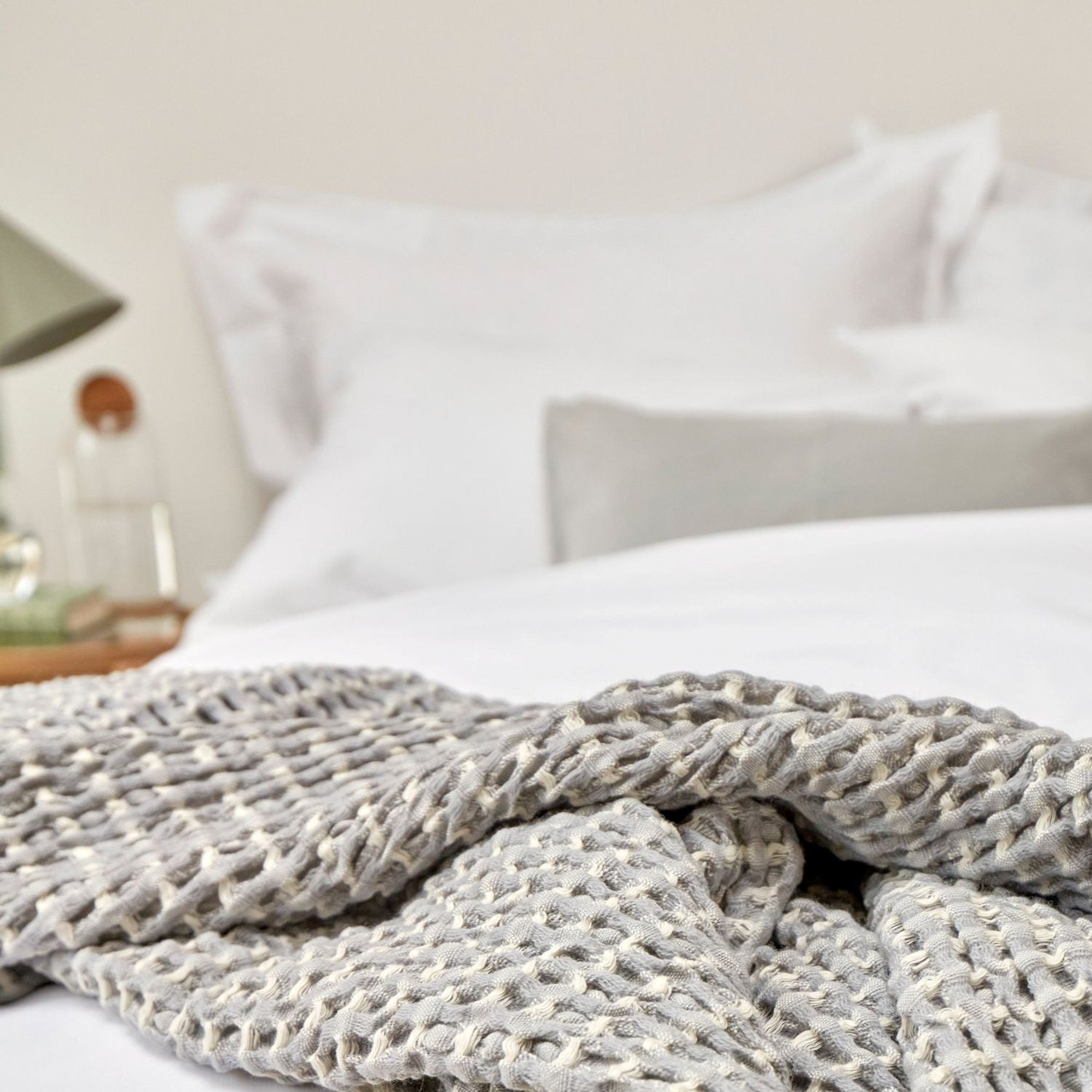200TC Organic Plain Dyed Sheets & Duvet Covers in White
