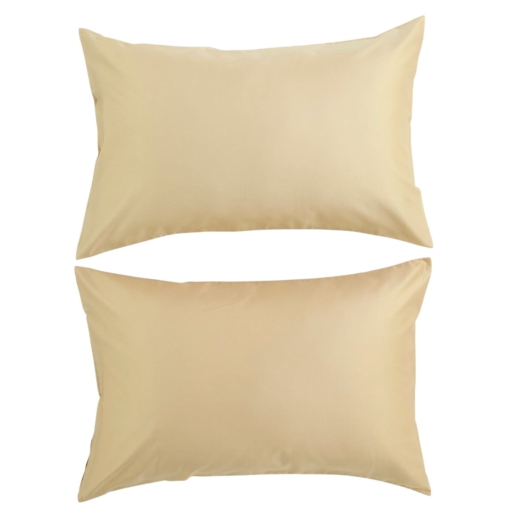400 TC Sateen Plain Dyed Sheets in Colour Soft Gold