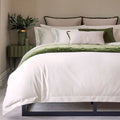 500TC Hygro Cotton Sateen Bed Linen with Parchment boarder Stitch