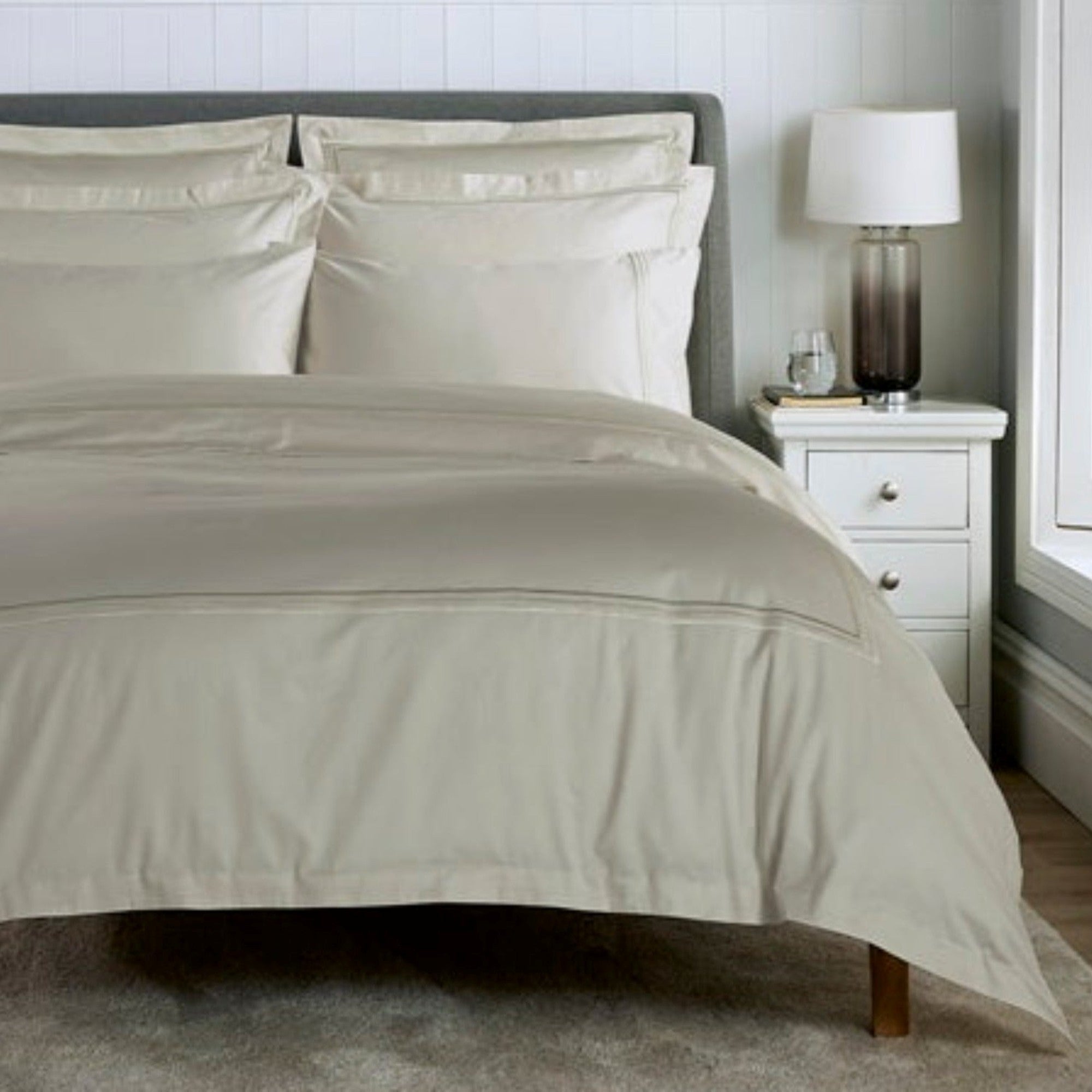 500 TC Supima Cotton Flat Sheet in Beige