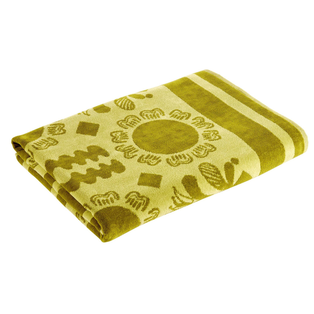 Christy "Amalfi" Beach Towel in Key Lime
