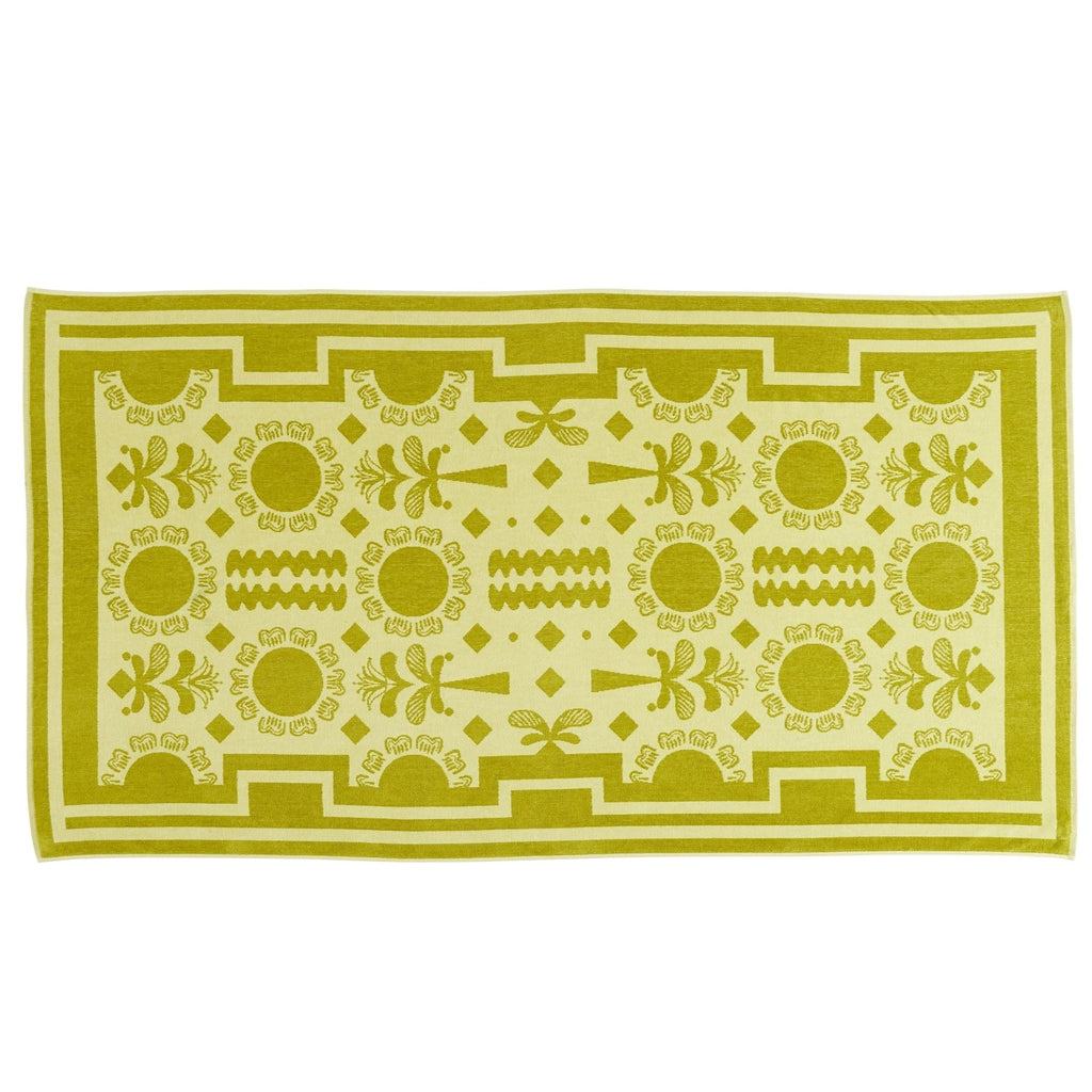 Amalfi Beach Towel in Key Lime