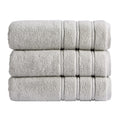 Christy "Antalya" Bath Towels Collection in Lunar (Light Silver)