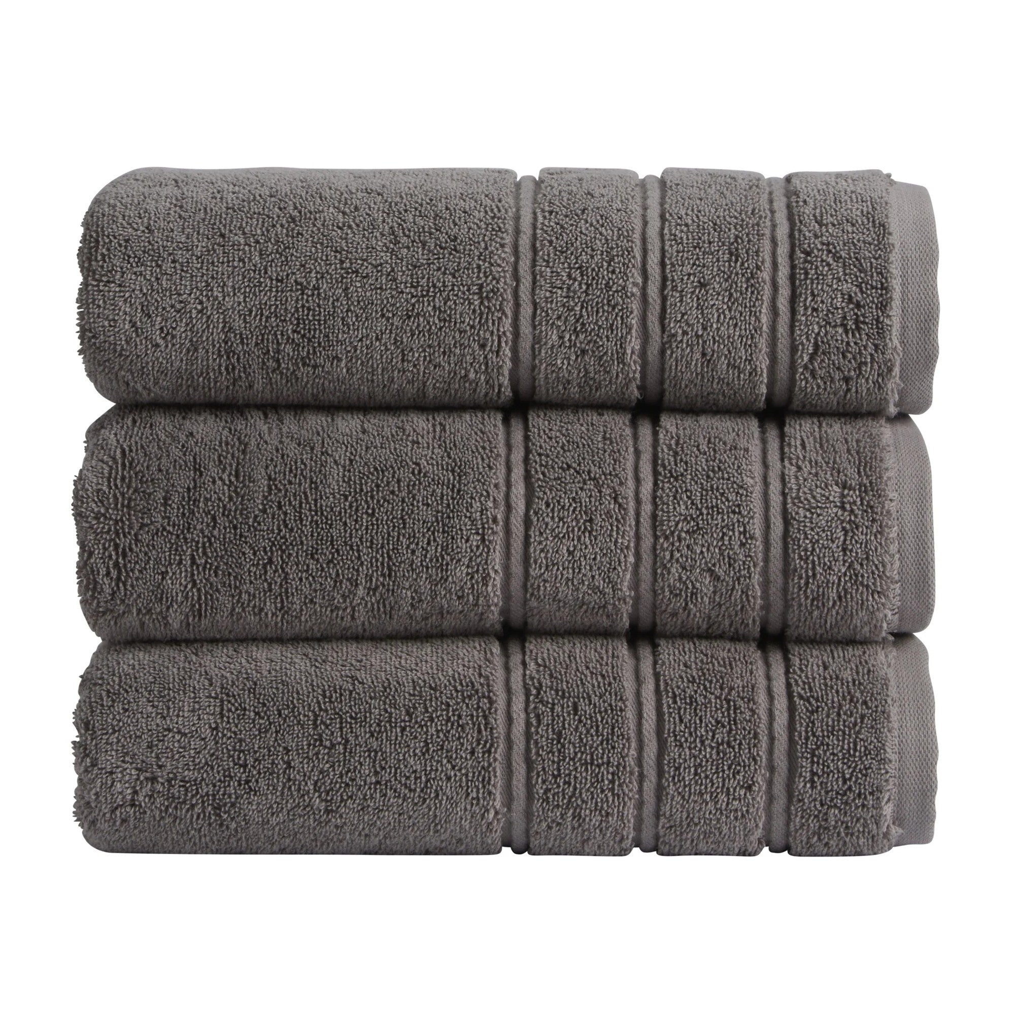 Christy "Antalya" Bath Towels Collection in Storm (Grey)
