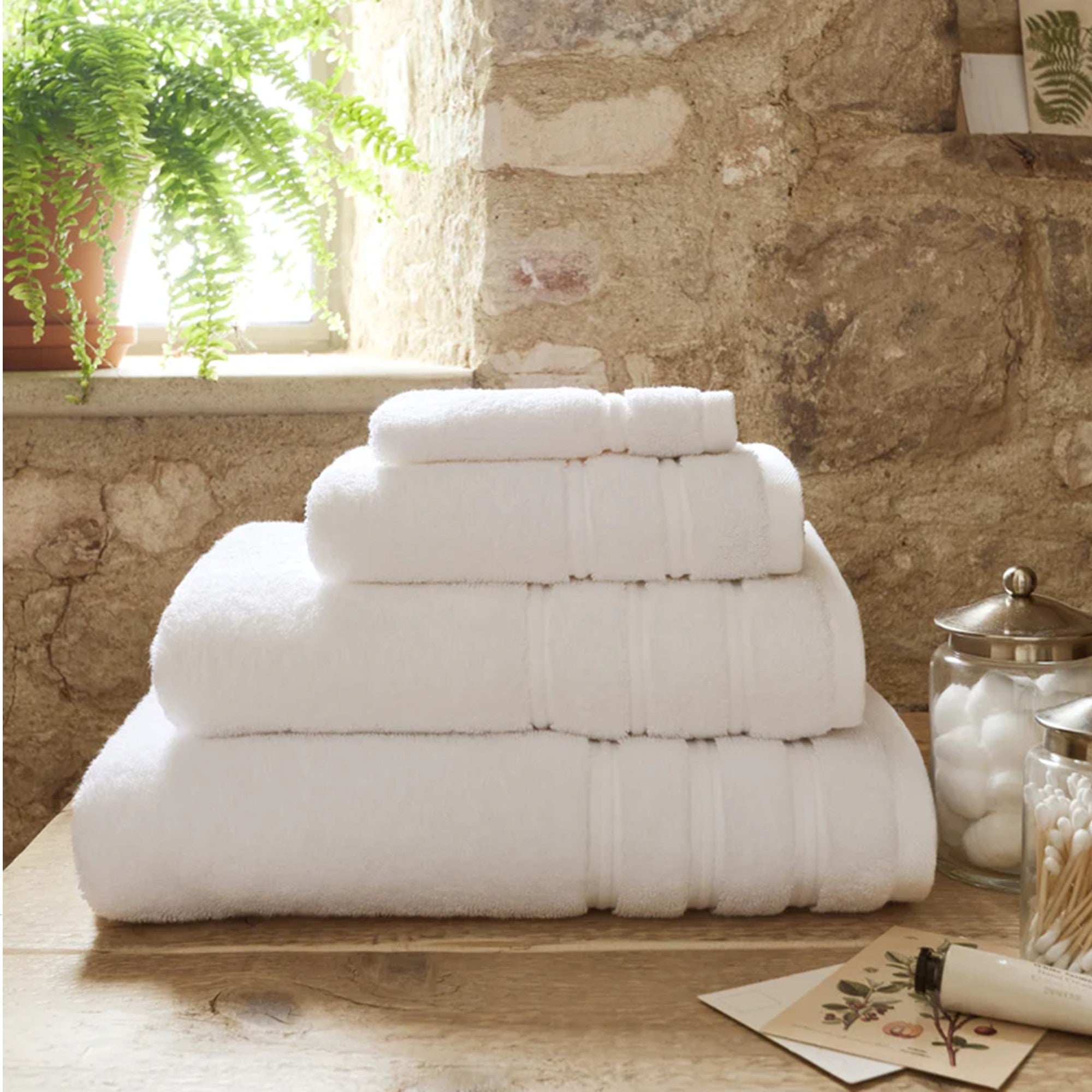 Antalya Towel Collection in White