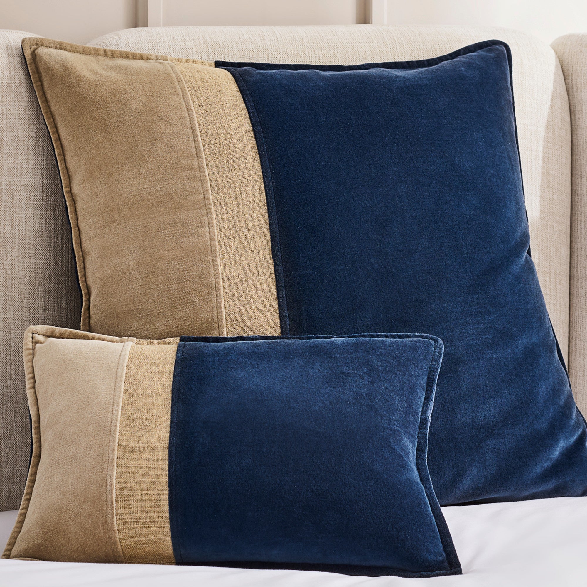 Antibes Cushion Cover in Navy