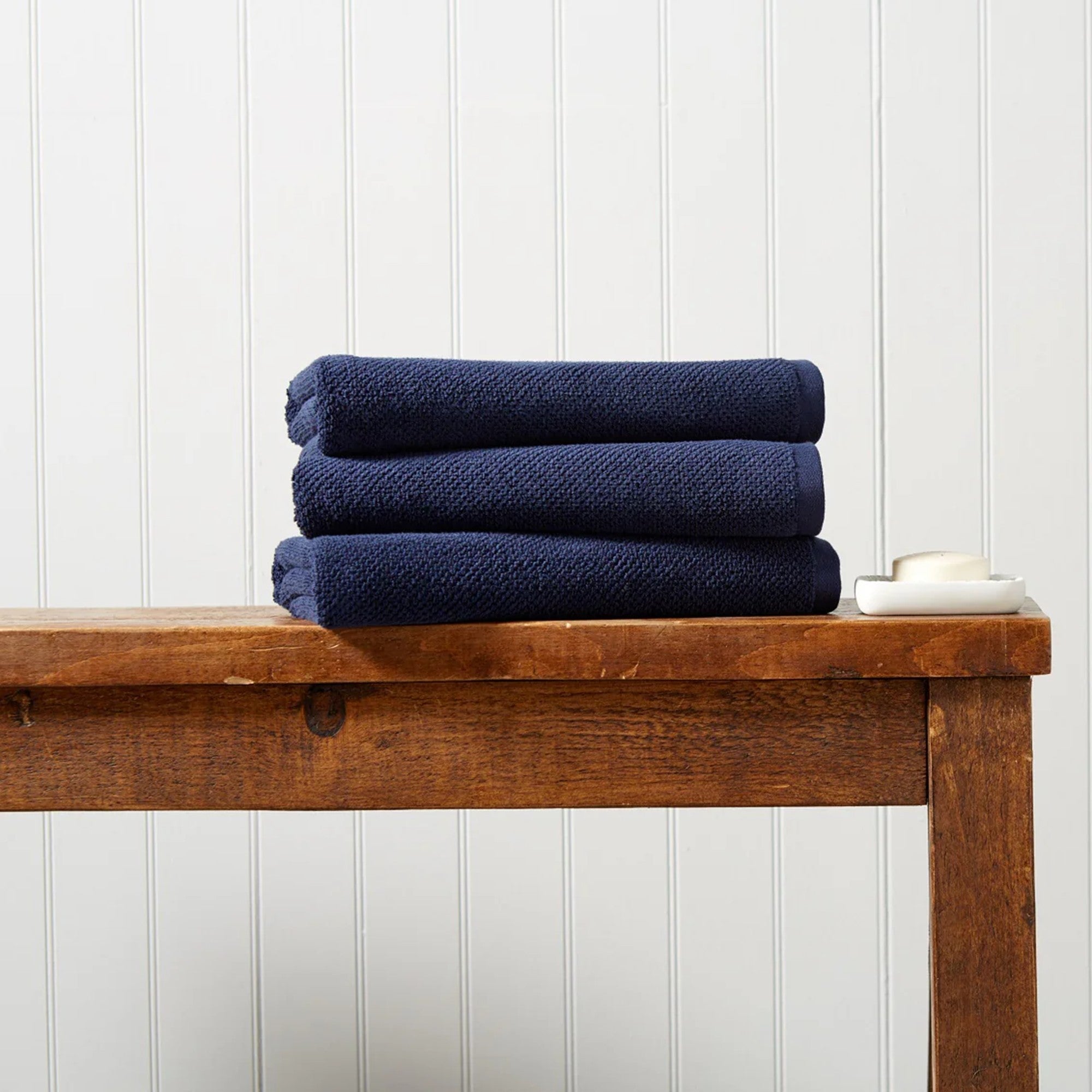 Christy "Brixton" Bath Towels Collection in Midnight Blue
