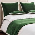 Eltham Bed Runner in Forest Green