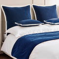 Eltham Bed Runner in Navy