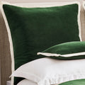 Eltham Cushion Cover in Forest Green