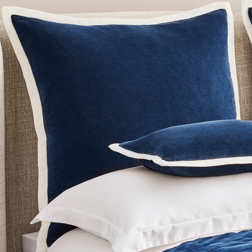 Eltham Cushion Cover in Navy