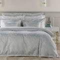 Holkham Jacquard 11 Pcs Comforter Set in Duck Egg