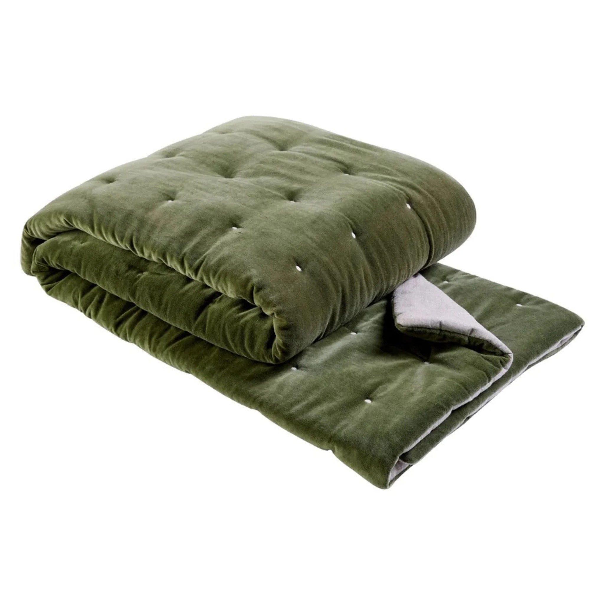 Christy "Jaipur" Throw in Olive