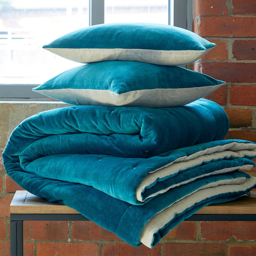 Jaipur Throw in Peacock