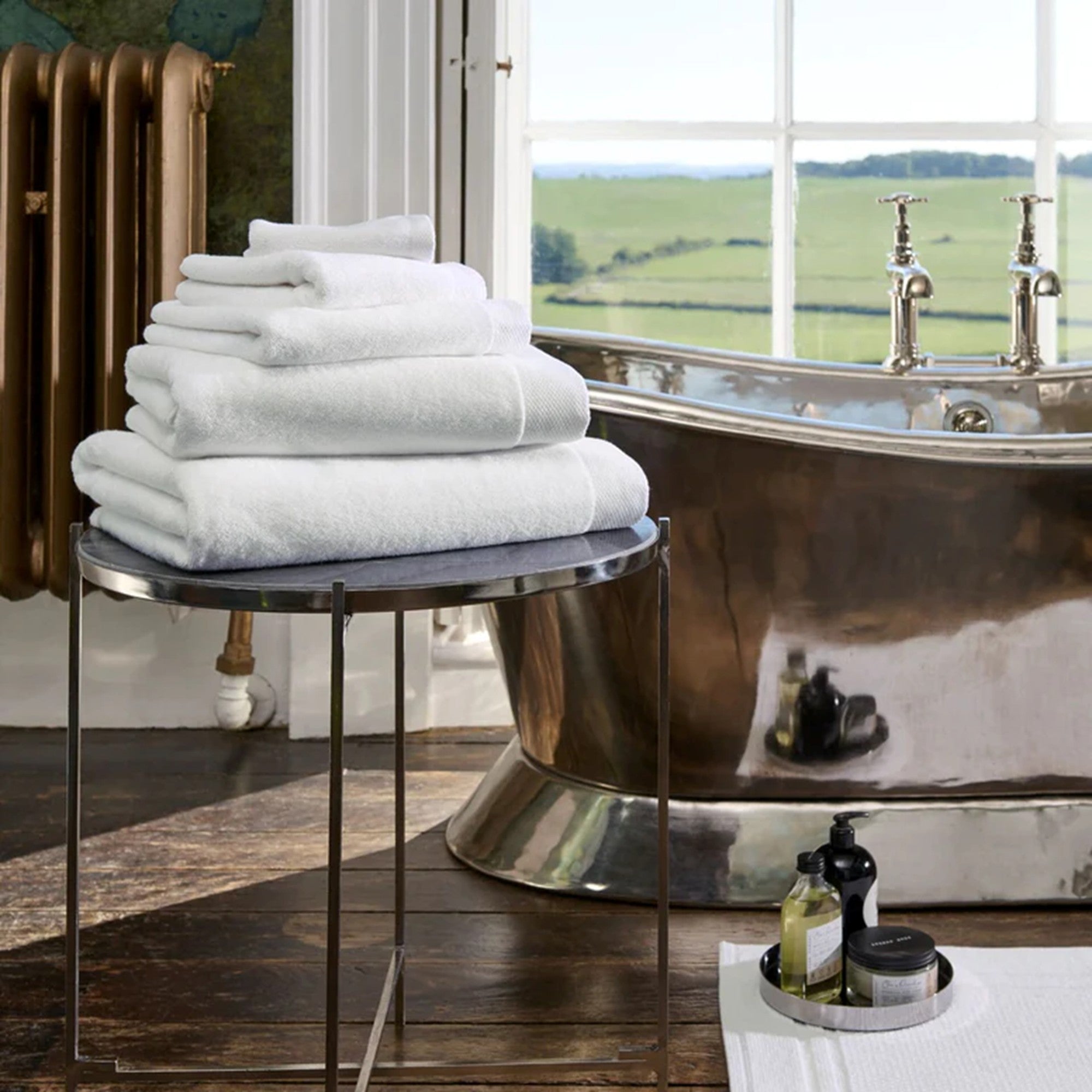 Luxe Towel Collection in White