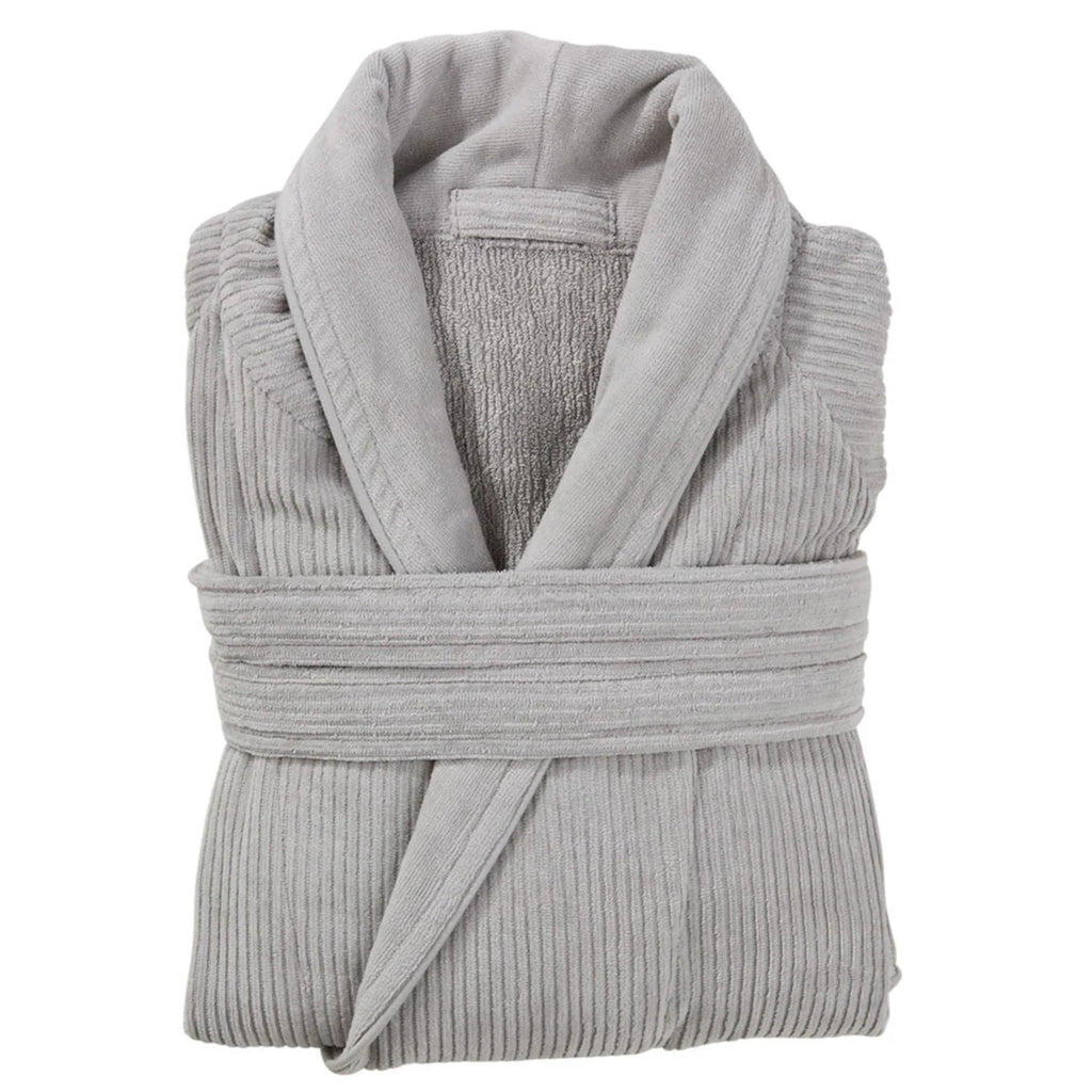 Luxury Egyptian Bath Robe in Dove Grey