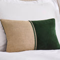 Menton Cushion Cover in Forest Green