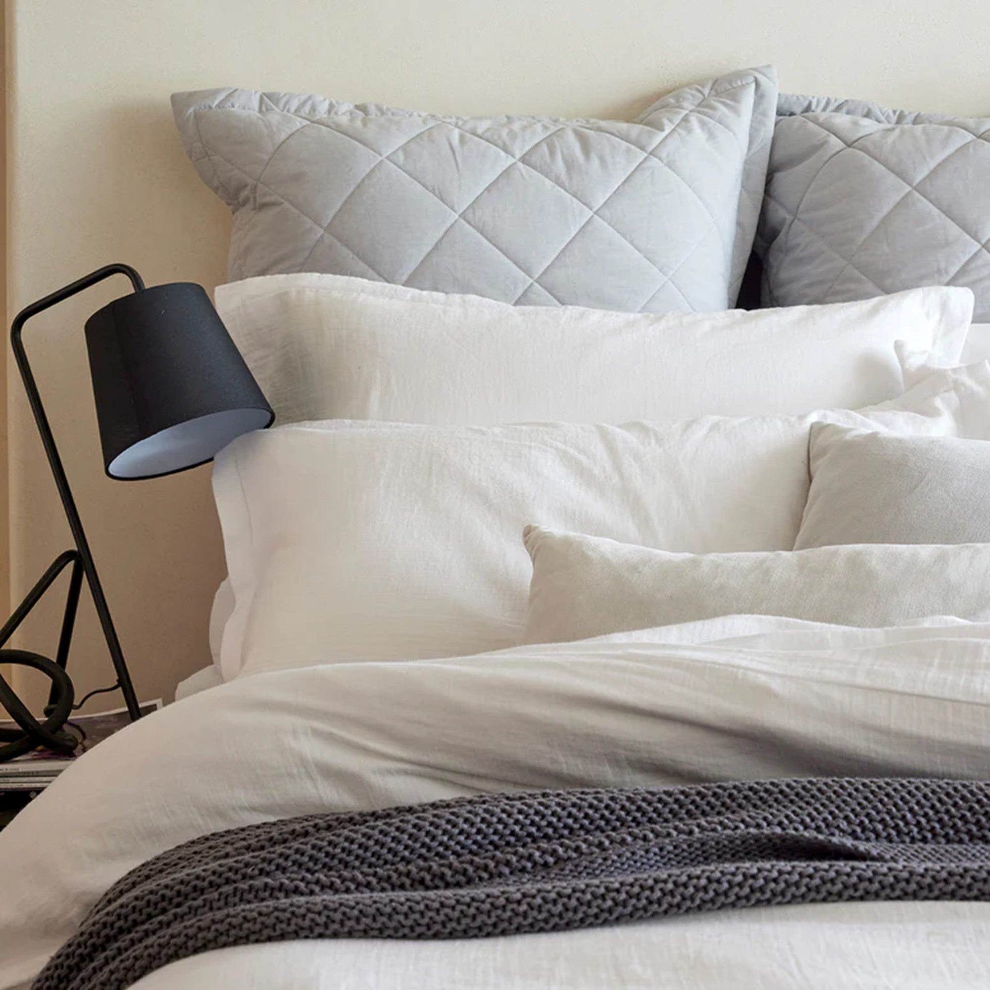 100% Organic Cotton Duvet Cover in White