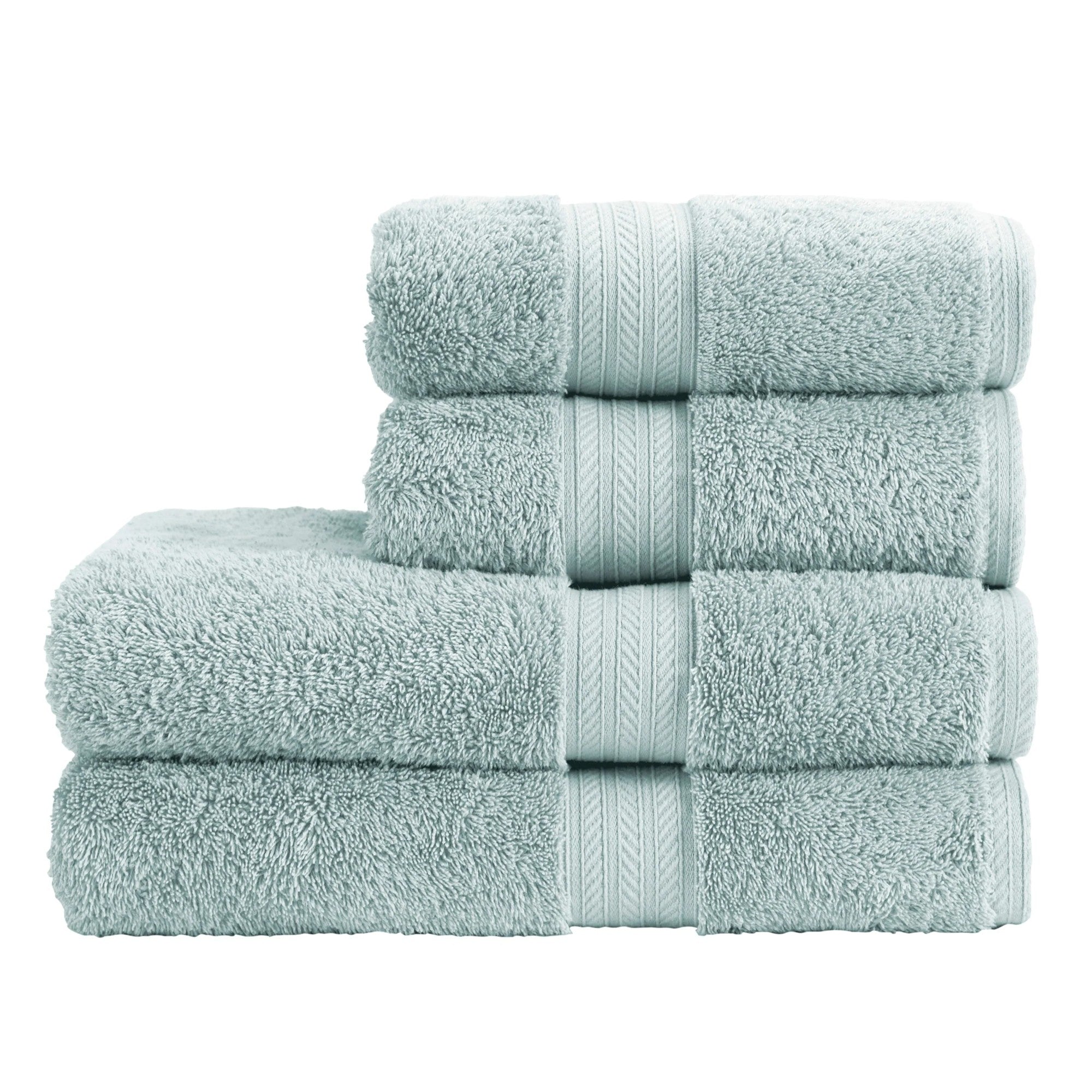 Christy "Renaissance" Egyptian Cotton Bath Towels Collection in Eggshell Blue