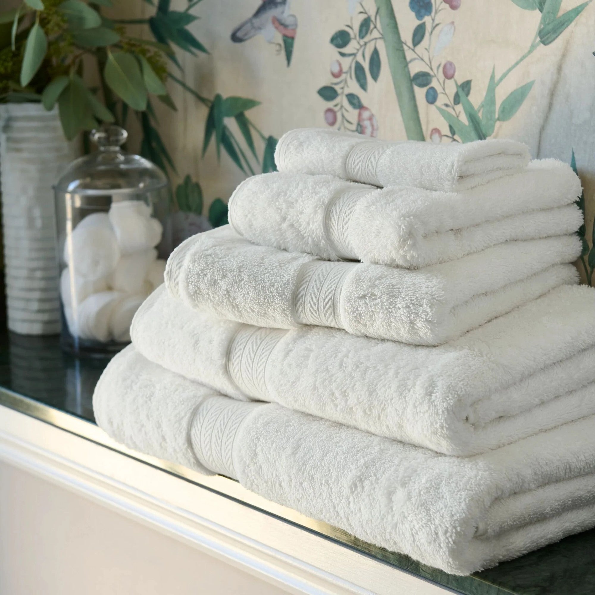 Christy "Renaissance" Egyptian Cotton Bath Towels Collection in White