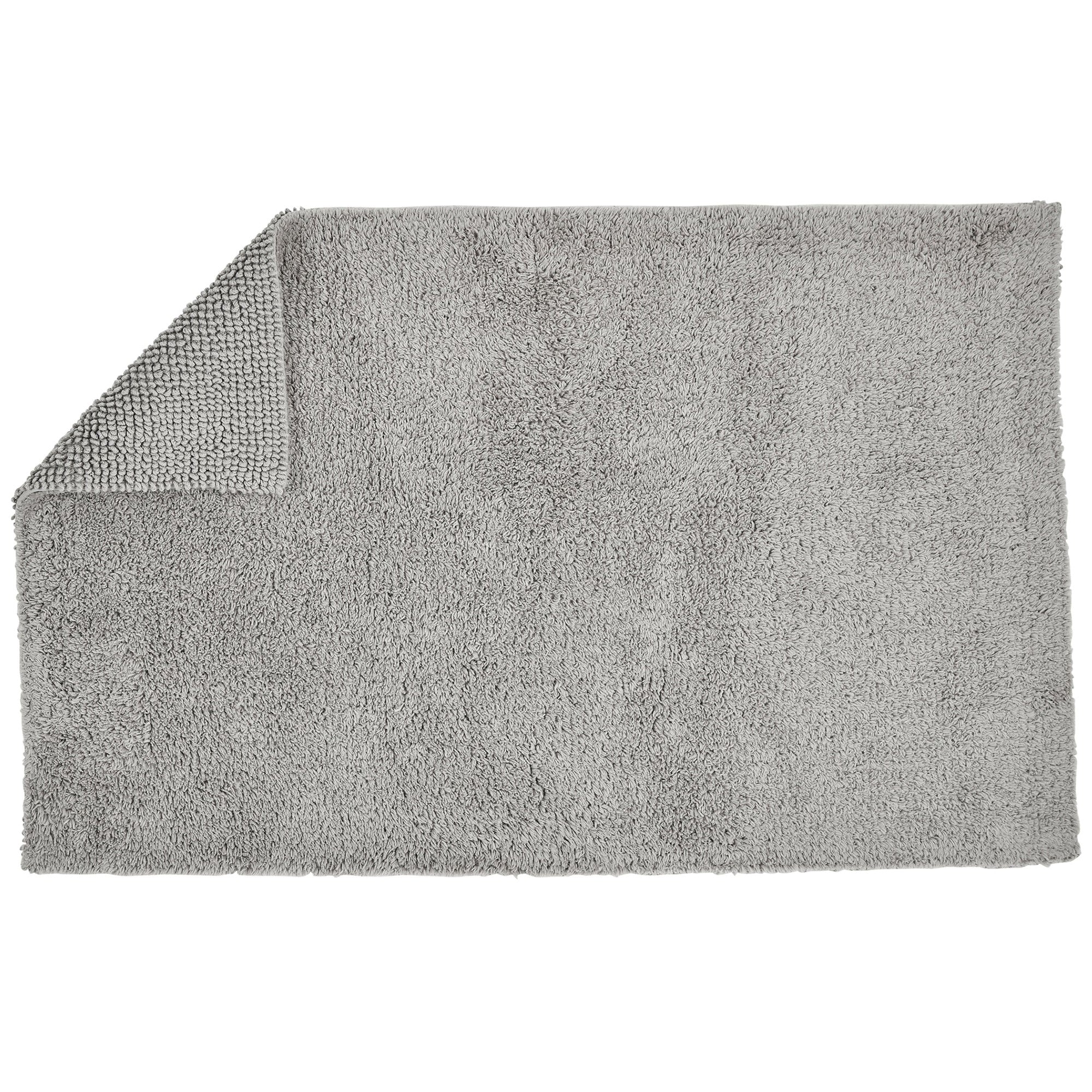 Christy "Reversible Bath Rug" in Silver