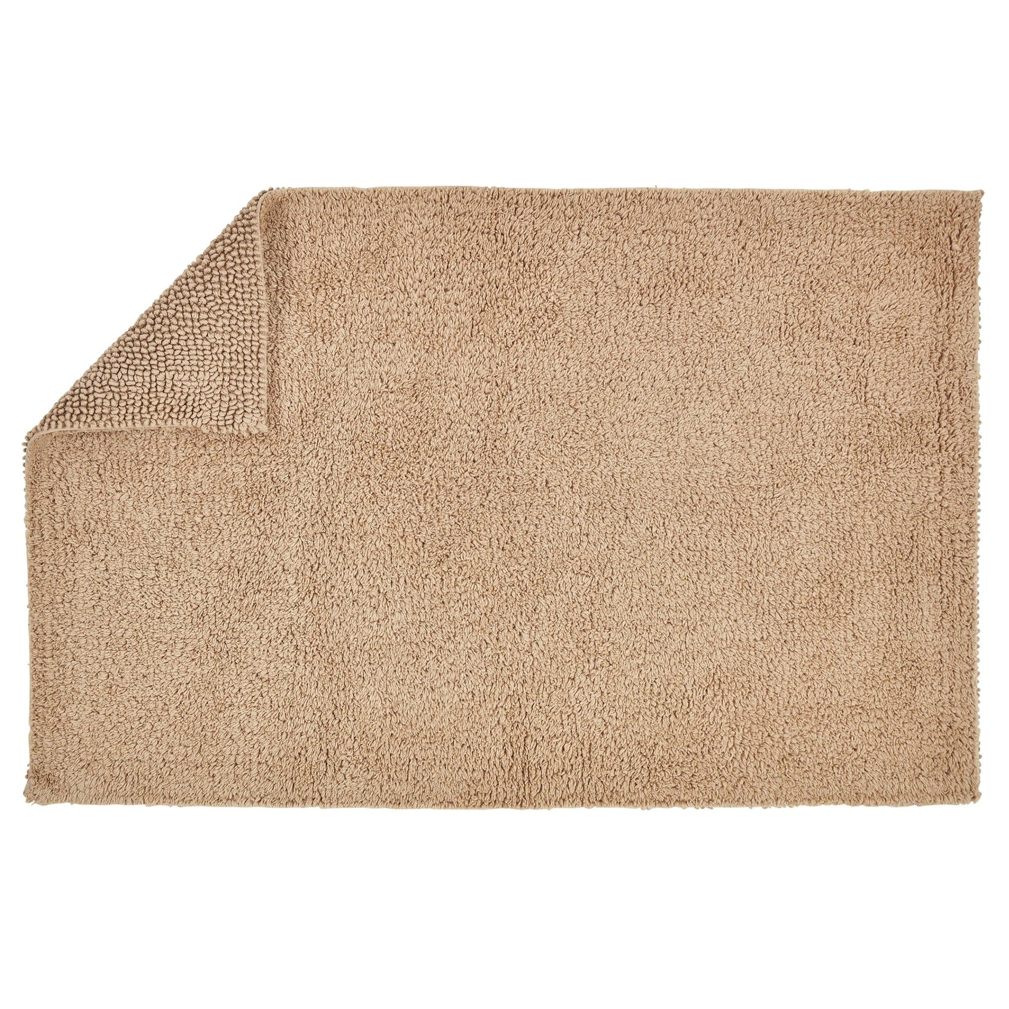 Christy "Reversible Bath Rug" in Stone