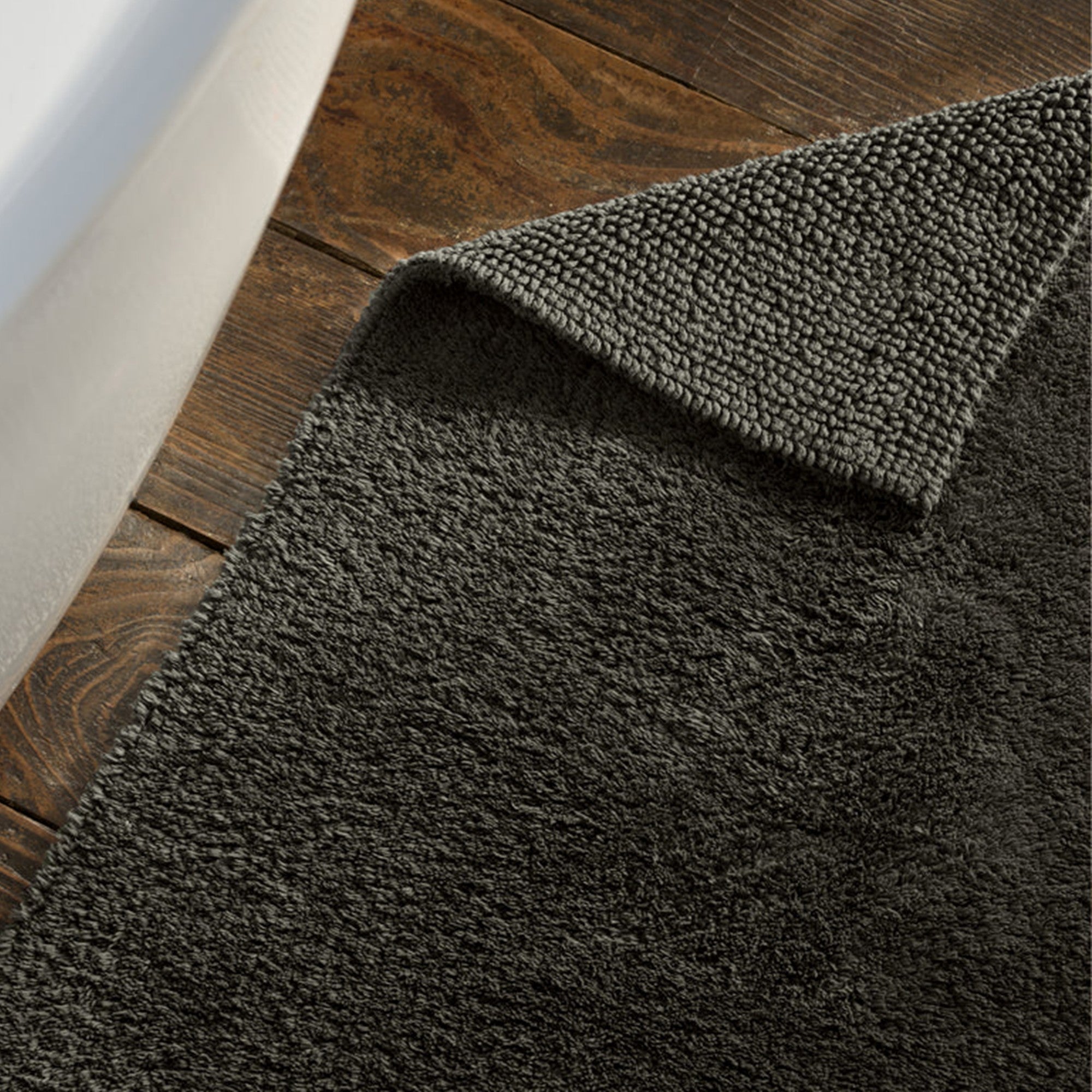 Reversible Bath Rug in Graphite