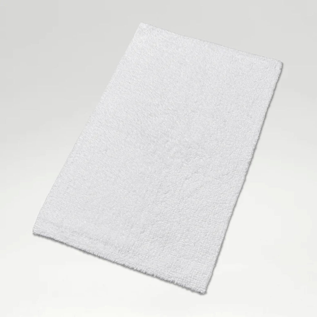 Reversible Bath Rug in White