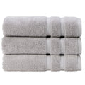 Christy "Signum" Combed Cotton Bath Towels Collection in Dove Grey