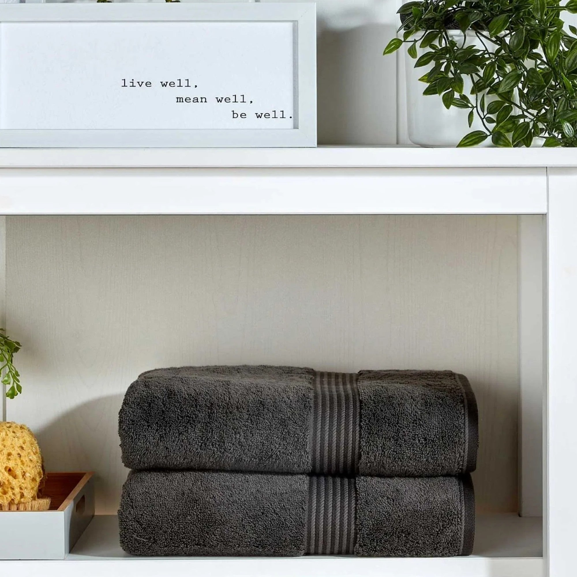 Christy "Supreme" Bath Towels & Mat Collection in Graphite