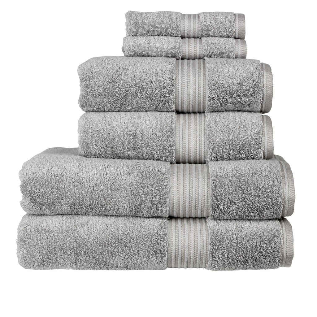 Christy "Supreme" Bath Towels & Mat Collection in Silver