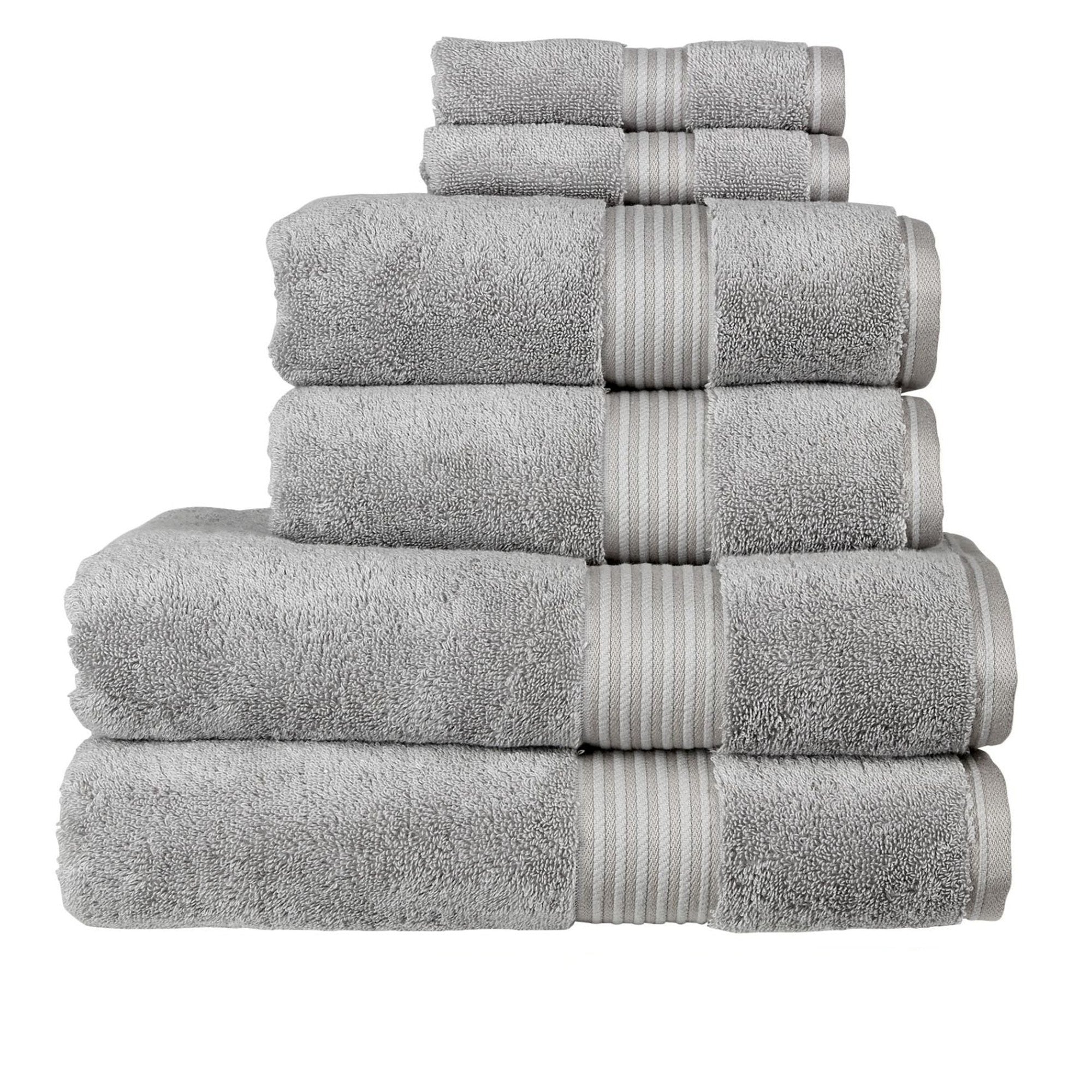 Christy "Supreme" Bath Towels & Mat Collection in Silver