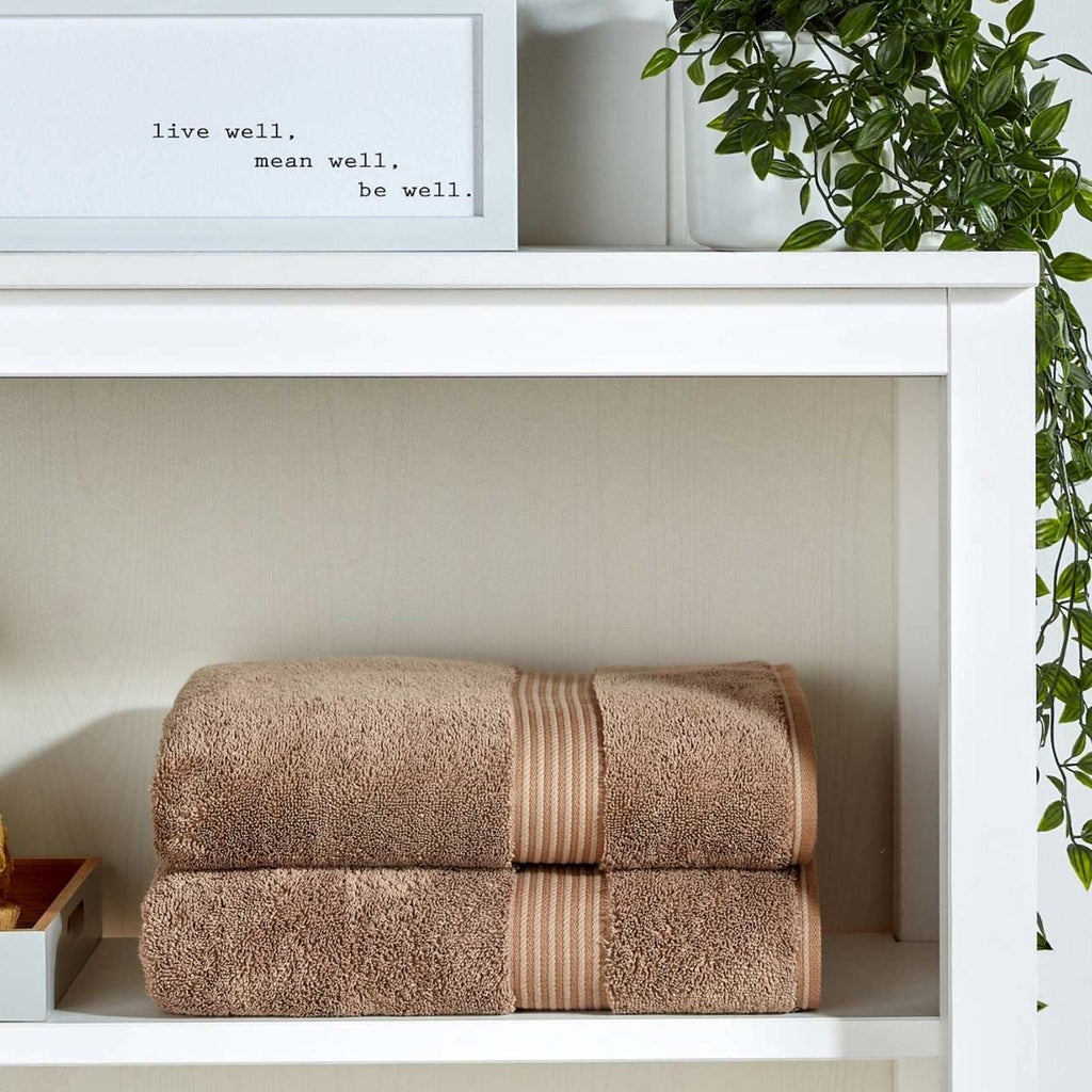 Supreme Bath Towels & Mat Collection in Mocha