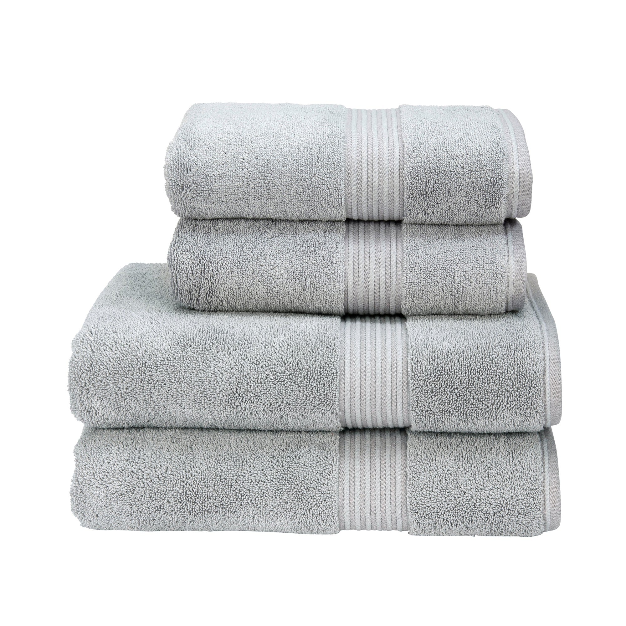 Supreme Bath Towels & Mat Collection in Silver