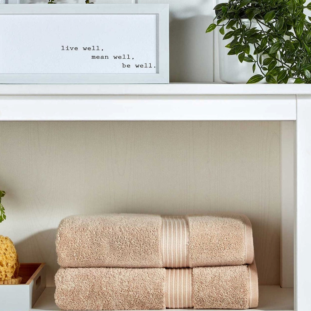 Supreme Bath Towels & Mat Collection in Stone