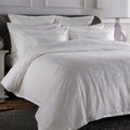 Venice Jacquard Duvet Cover Sets in White