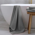 Christy "Waffle" Bath Towel Collections in Dove Grey