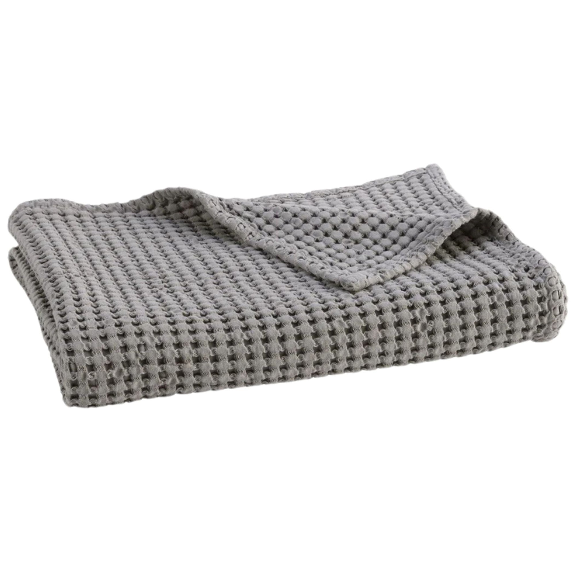 Christy "Waffle" Bath Towel Collections in Dove Grey
