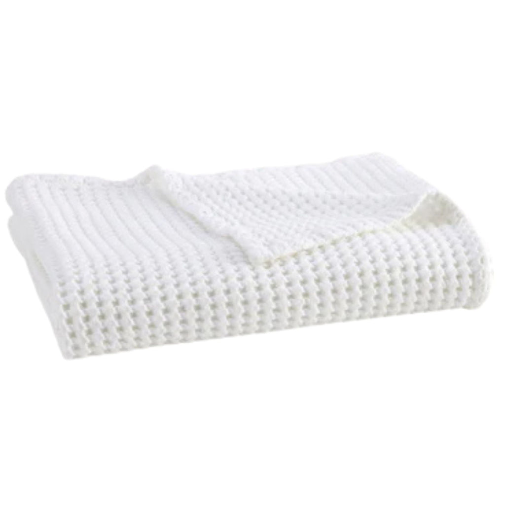 Christy "Waffle" Bath Towels Collection in White