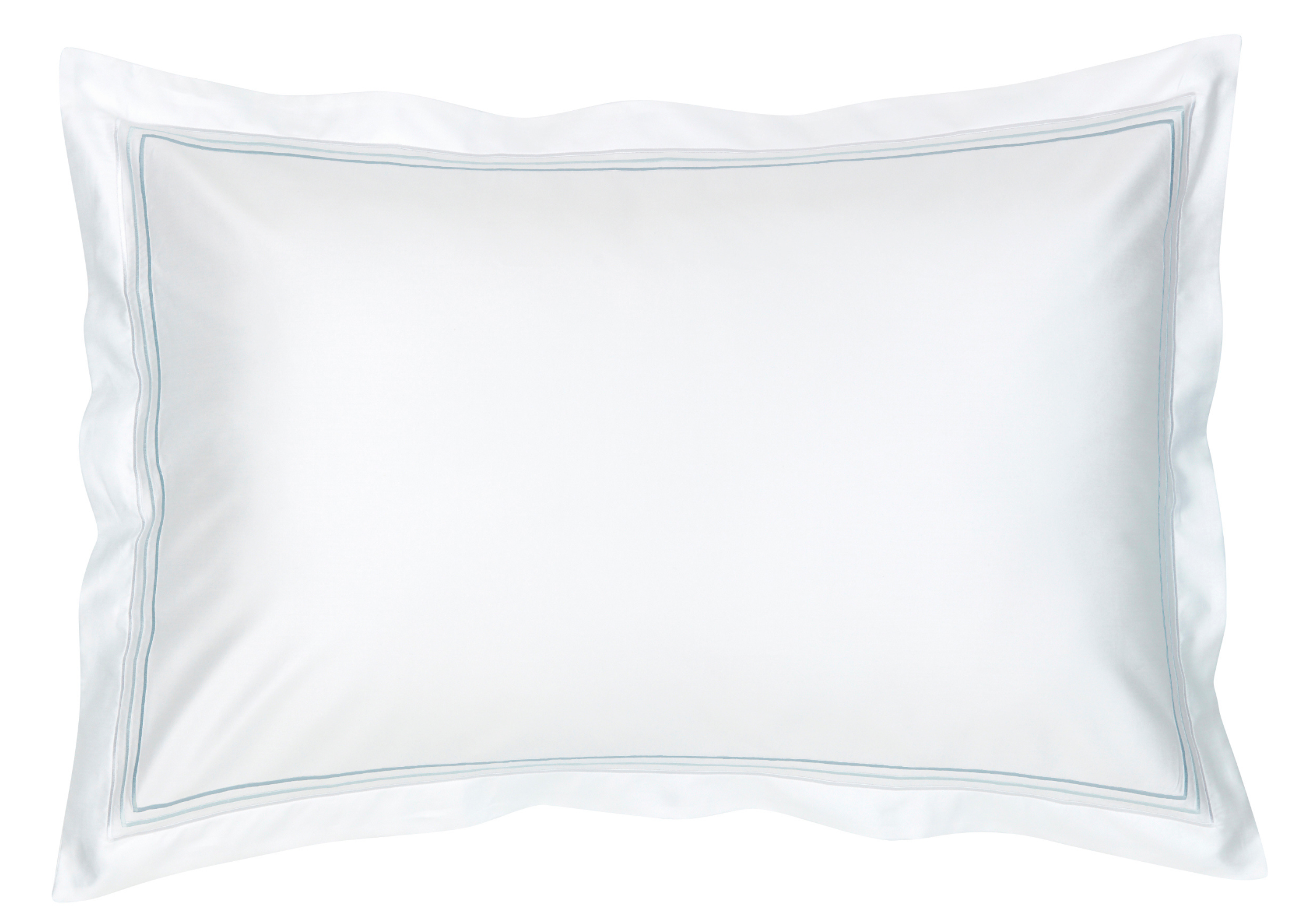 Christy "500TC Luxury Supima" Bed Linen with Duck Egg Triple Embroidery