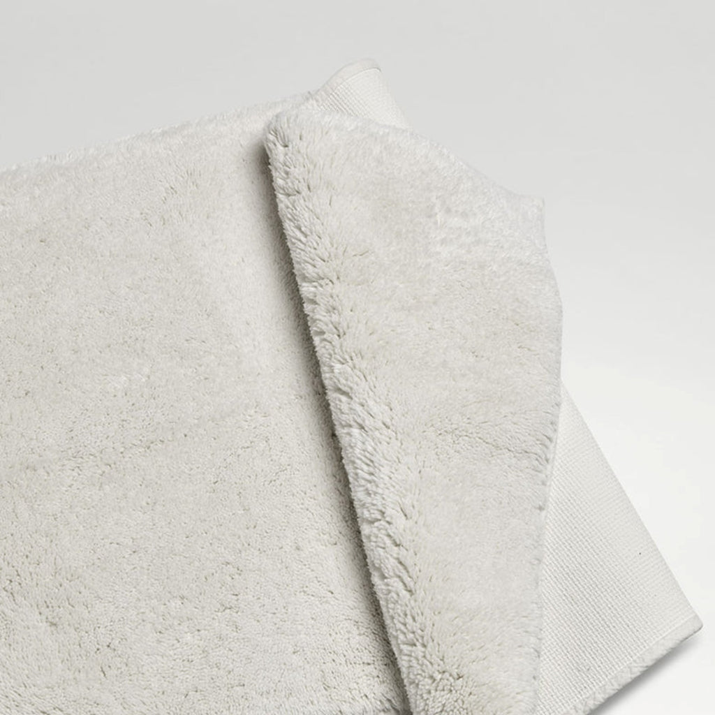 Deep Pile Rubber Back Tufted Bath Rug Cream (Parchment)