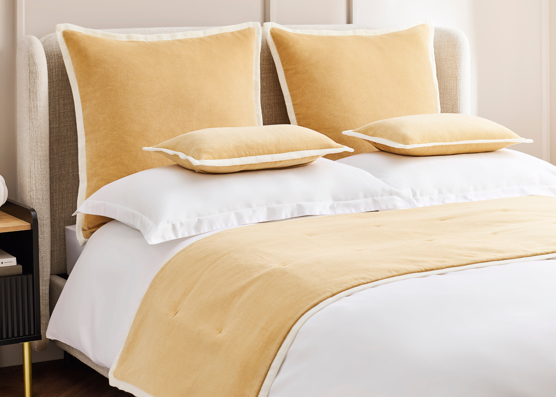 Christy "Eltham" Decorative Filled Cushion in Camel