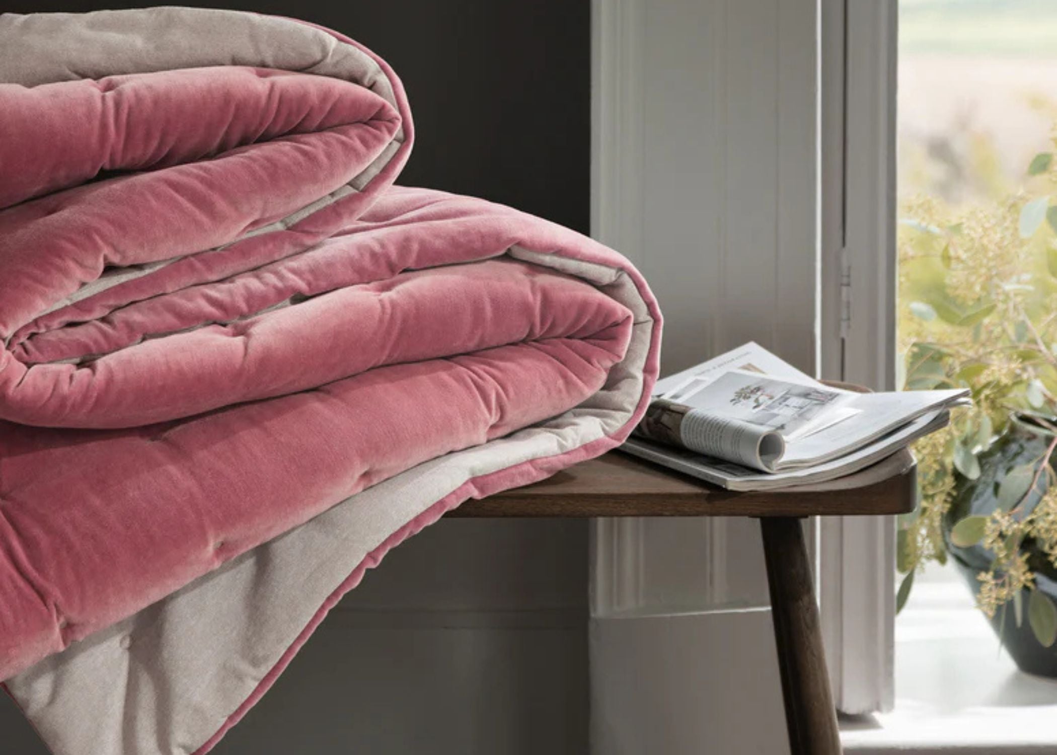 Christy "Jaipur" Throw in Garnet