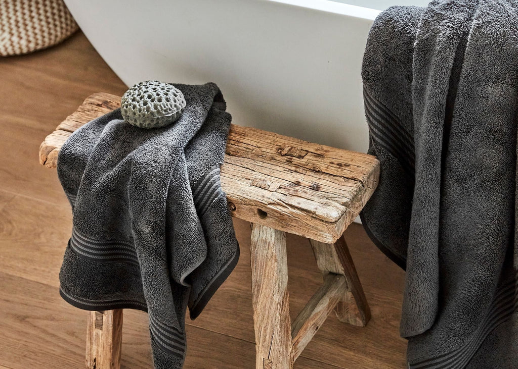 Christy "Supreme" Bath Towels & Mat Collection in Graphite